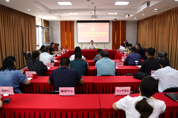 BEVITOR·伟德国际召开2022年第29次 党委（扩大）会议