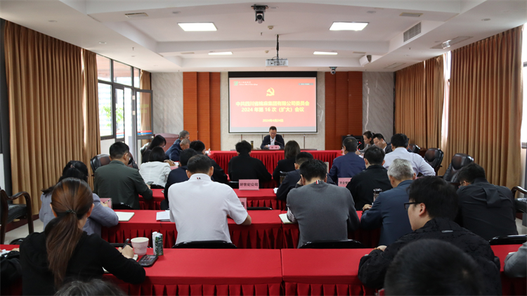 BEVITOR·伟德国际召开2024年第16次党委（扩大）会议